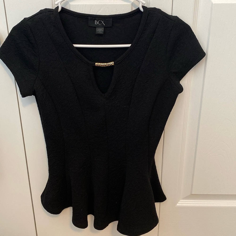 BCX women’s XXS peplum top